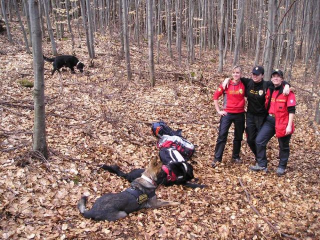 pátracia akcia Horný Tisovník marec 2010
